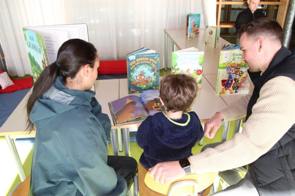 Vorleseecke mit Bilderbüchern