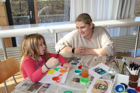 geöffnete Werkstatt: Malangebot