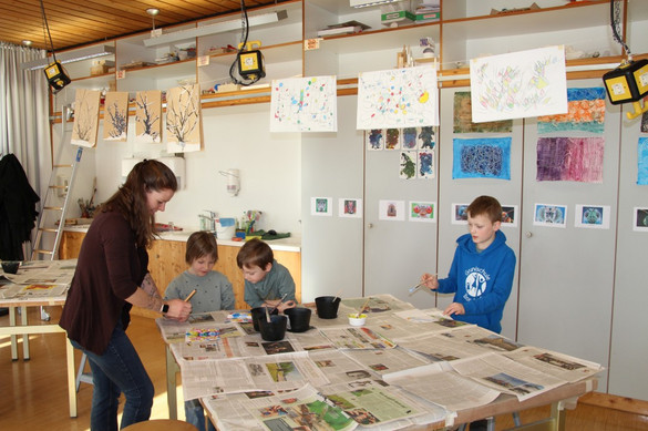 geöffnete Werkstatt: Rorschachbilder herstellen