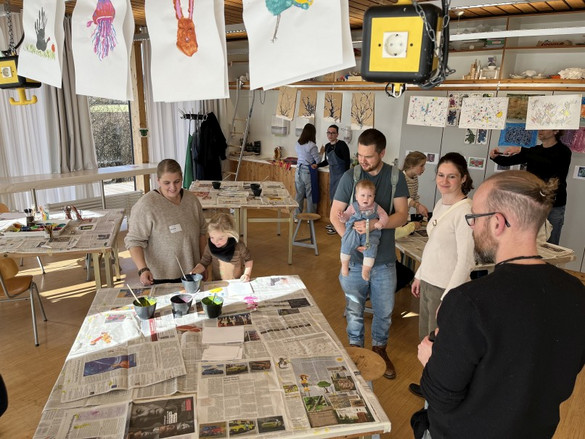 geöffnete Werkstatt: Rorschachbilder herstellen