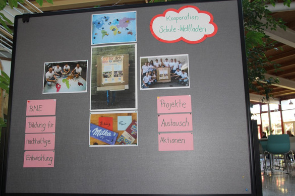 Kooperation der Hilde mit dem Weltladen zu BNE (Bildung für nachhaltige Entwicklung)