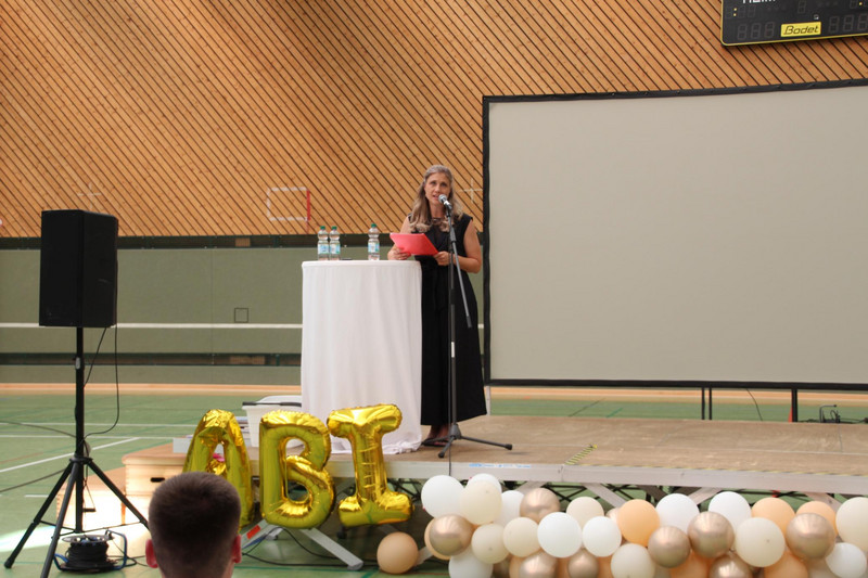 Rede der Fachbereichsleiterin und Klassenlehrerin Melanie Hörz