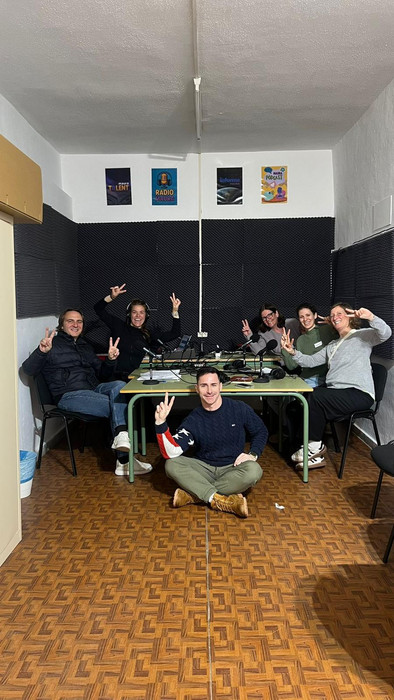 Podcast im Studio der Antoni-Maura-Schule