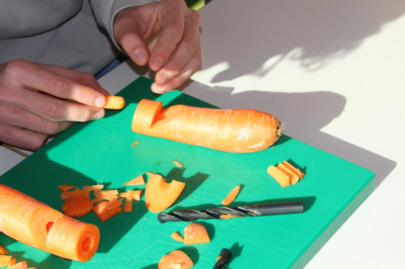 Karottenflöten bauen