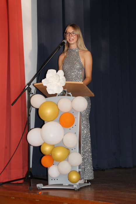 Moderatorin Nina Scheuerle