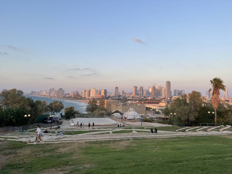 Sonnenuntergang über Tel Aviv