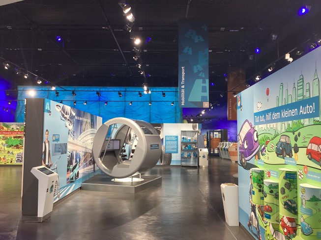 Klimaarena Sinsheim: Blick in die interaktive Ausstellung